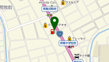 [EV]Dr.DriveセルフR17前橋荒牧店の地図画像
