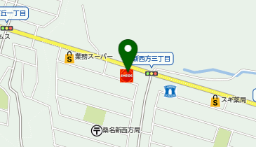 [EV]EneJet桑名新西方SSの地図画像