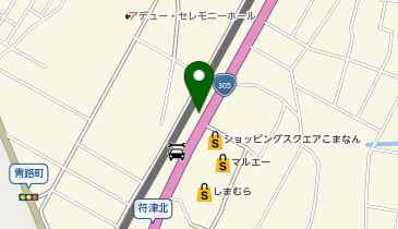 [EV]セルフプラザ符津SSの地図画像