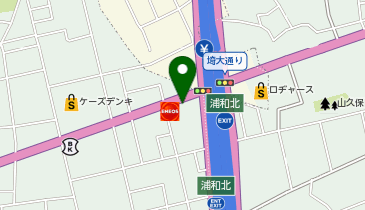 [EV]セルフスマイル埼大通り店の地図画像