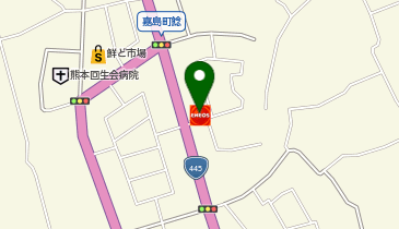 [EV]Dr.Drive嘉島SSの地図画像