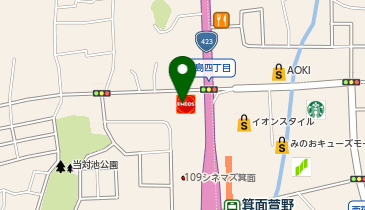 [EV]Dr.Driveセルフ箕面新都心店の地図画像