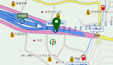 [EV]セルフ神戸学園南インターSSの地図画像