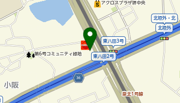 [EV]セルフ泉北ハイウェイの地図画像