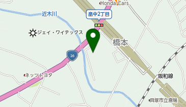 [EV]エルベオート株式会社 貝塚店の地図画像