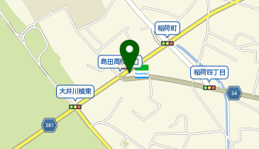 [EV]ファミリーマート島田稲荷店の地図画像
