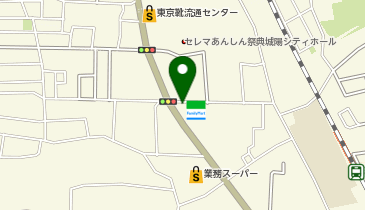 [EV]ファミリーマート城陽寺田店の地図画像