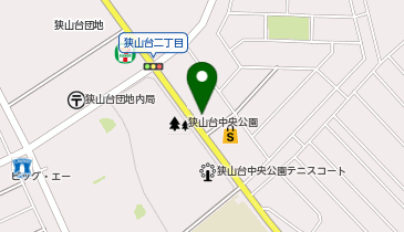 [EV]ファミリーマート狭山台二丁目店の地図画像