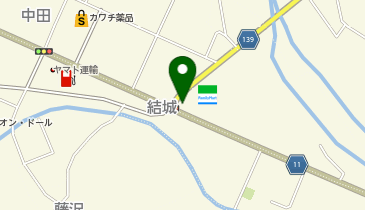 [EV]ファミリーマート白河中田店の地図画像