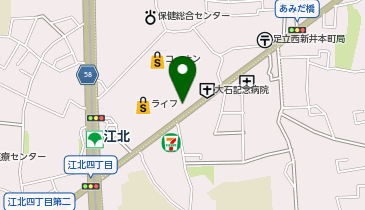 [EV]コーナンドイト西新井店の地図画像