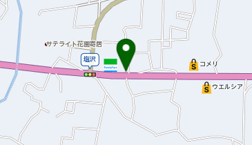 [EV]ファミリーマート寄居富田店の地図画像