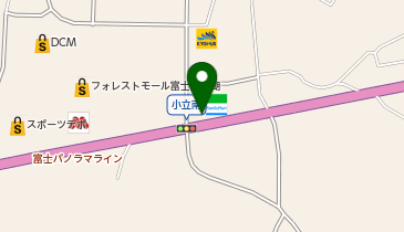 [EV]ファミリーマート河口湖フォレストモール前の地図画像