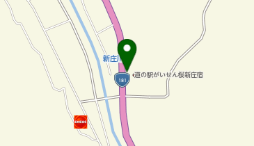 [EV]道の駅 がいせん桜・新庄宿の地図画像