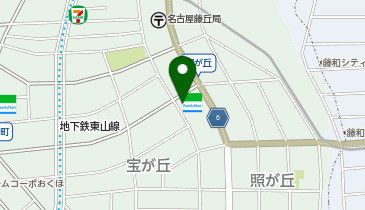 [EV]ファミリーマート名東照が丘店の地図画像