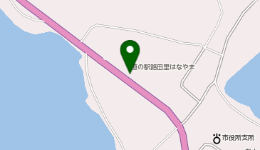 [EV]道の駅 路田里はなやま 自然薯の館の地図画像