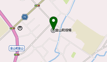 [EV]山形県金山町役場の地図画像
