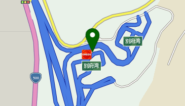 [EV]東九州自動車道 別府湾SA上りの地図画像