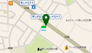 [EV]ファミリーマート札幌美しが丘店の地図画像