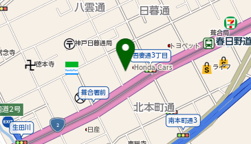 [EV]Audi神戸の地図画像