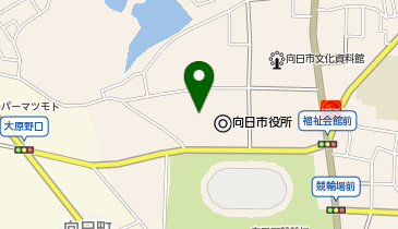 [EV]向日市役所来庁者用駐車場の地図画像
