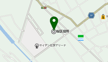 [EV]さいたま市桜区役所の地図画像