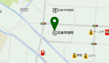 [EV]五泉市役所の地図画像
