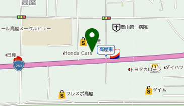 [EV]BYD AUTO岡山の地図画像