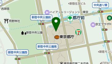 [EV]東京都庁第一本庁舎地下2階駐車場の地図画像