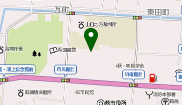 [EV]萩・明倫センターの地図画像