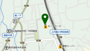 [EV]ヨークフーズ上大岡の地図画像