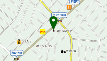 [EV]トヨタカローラ名古屋 豊明店の地図画像
