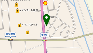 [EV]愛知トヨタEAST 東浦店の地図画像