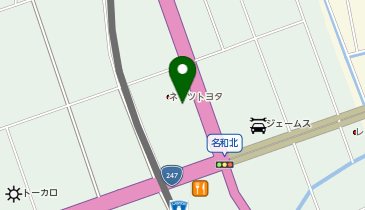 [EV]愛知トヨタEAST 名和店の地図画像