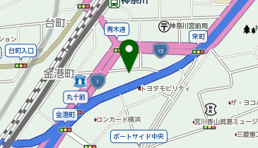 [EV]トヨタモビリティ神奈川 神奈川店の地図画像