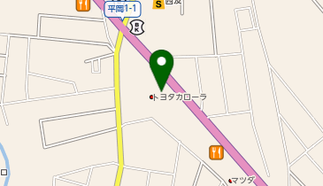 [EV]AGHトヨタ札幌 ジョイック清田の地図画像