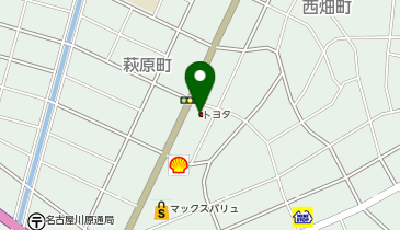 [EV]愛知トヨタWEST 川原通店の地図画像