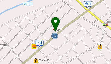 [EV]愛知トヨタWEST 天白島田店の地図画像