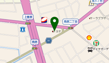 [EV]愛知トヨタEAST 上重原インター店の地図画像