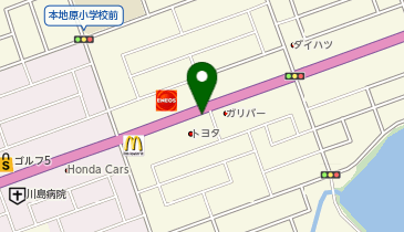 [EV]愛知トヨタWEST 旭店の地図画像