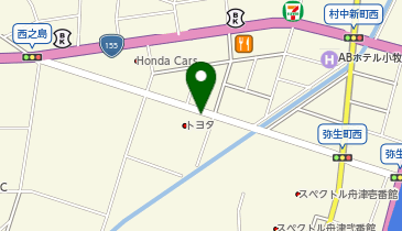 [EV]愛知トヨタWEST 小牧村中店の地図画像
