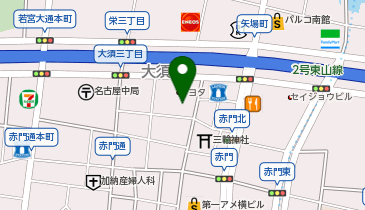 [EV]愛知トヨタWEST 中店の地図画像