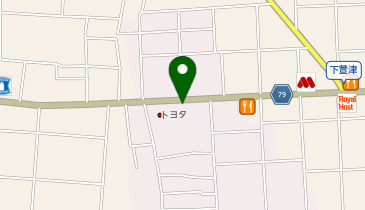 [EV]愛知トヨタWEST 大治店の地図画像