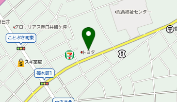 [EV]愛知トヨタWEST 春日井店の地図画像