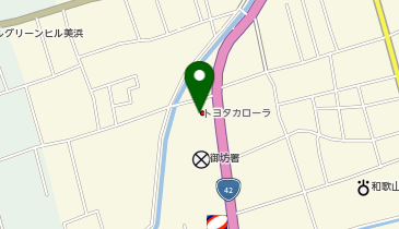 [EV]トヨタカローラ和歌山 御坊店の地図画像