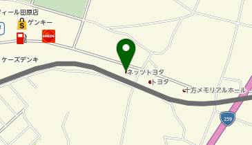 [EV]愛知トヨタEAST 田原店の地図画像