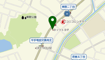 [EV]愛知トヨタWEST 徳重南店の地図画像