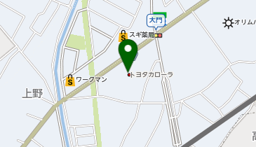 [EV]愛知トヨタWEST 犬山上野店の地図画像