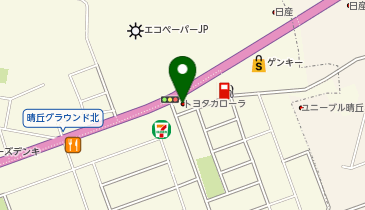 [EV]愛知トヨタWEST 晴丘店の地図画像