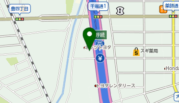 [EV]愛知トヨタWEST 呼続店の地図画像