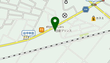 [EV]茨城日産プリンス藤代店の地図画像